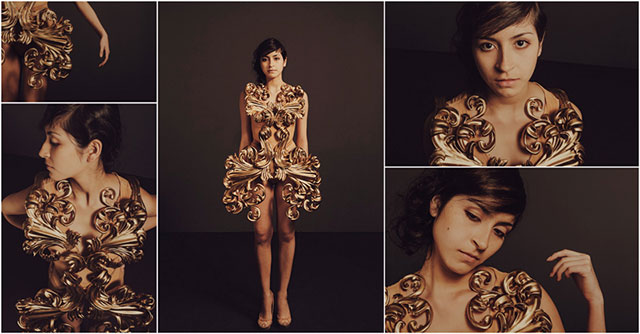 Pia Hanze 3D Printed Dress