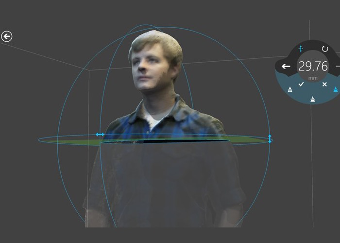 3D builder allows for 3D scans for 3D printing with Kinect