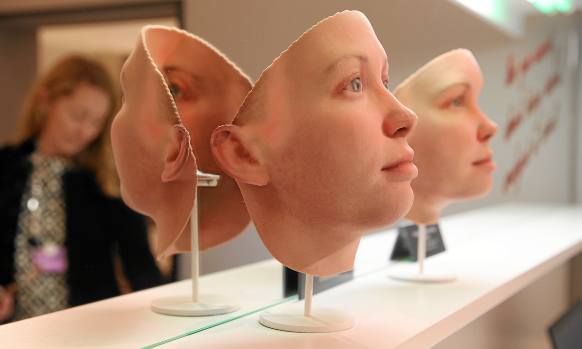 Heather Dewey-Hagborg's 3D printed Chelsea Manning faces