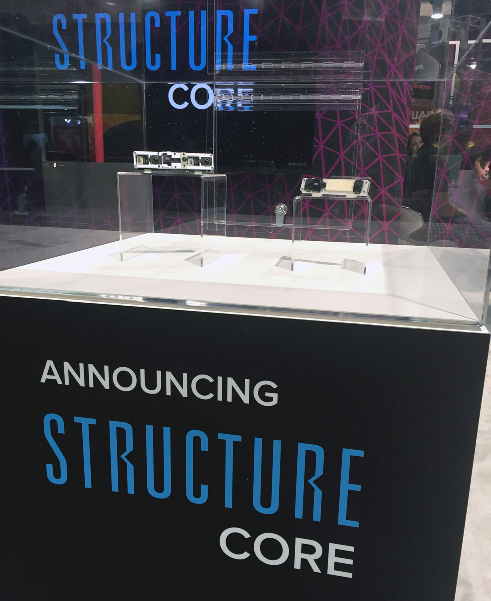 Structure Core from occipital for 3D scanning 3D printing