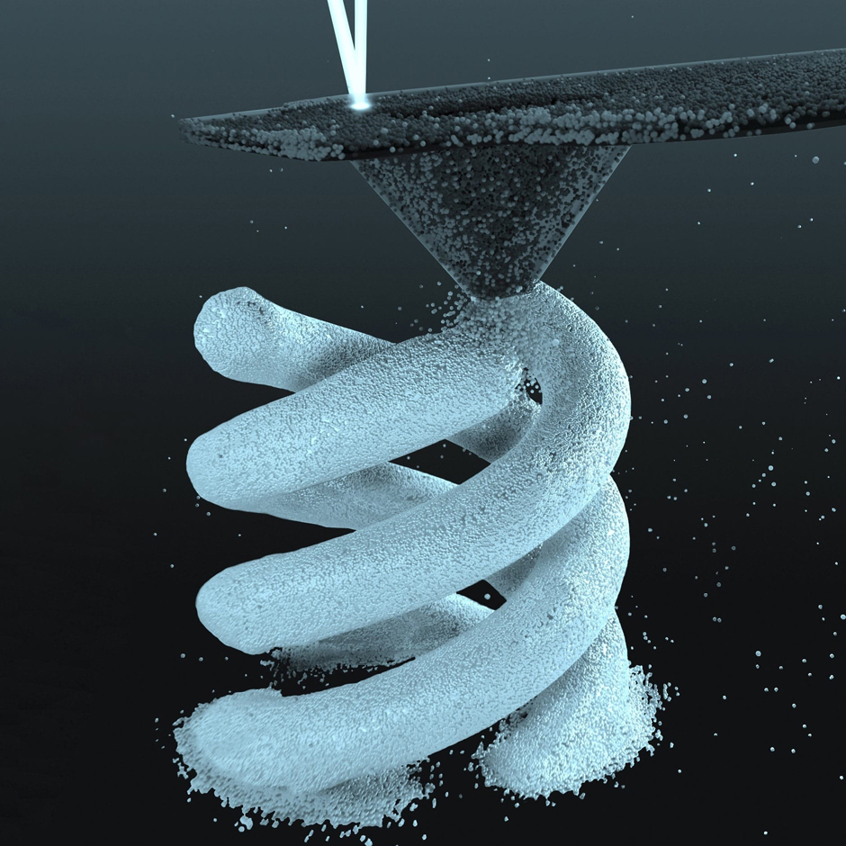 closeup cytosurger fluidfm micro metal 3D printing