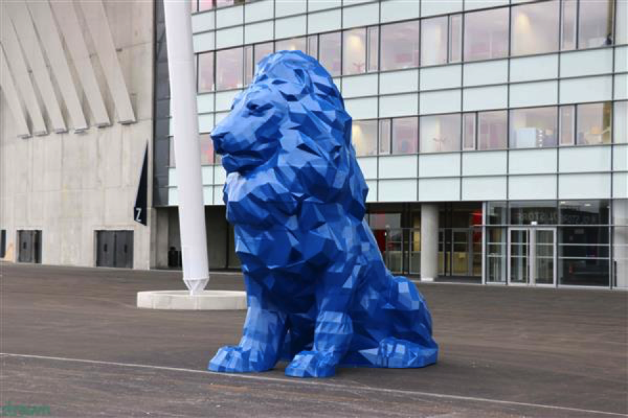 3D printed lion by drawn