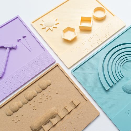 Tactile Picture Books Project 3D printed books for the blind