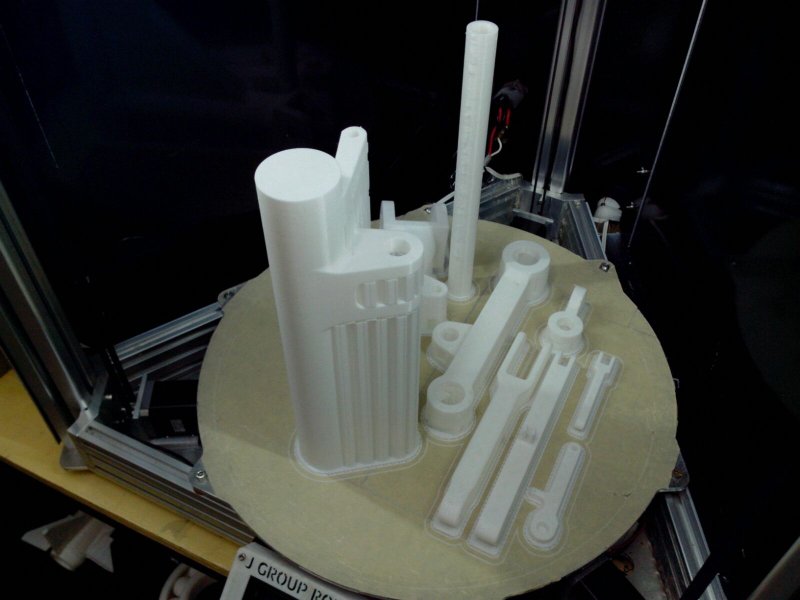 Parts previously prototyped by NAL via the Dimension Delta 3D Printer