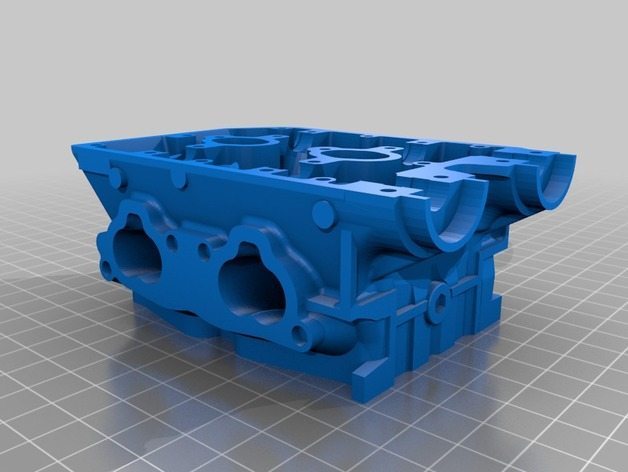 A part of the 3D printed Subaru engine on Thingiverse