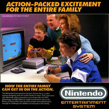 Original NES console advert