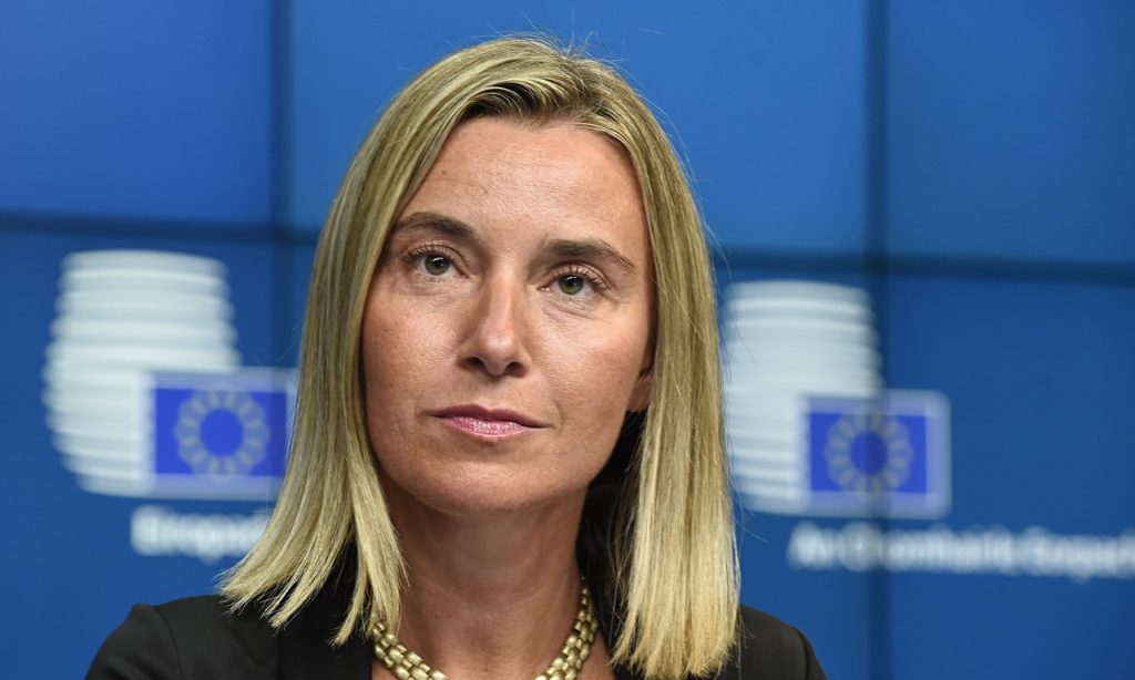 Federica Mogherini, head of the EDA, Vice-President of the European Commission and High Representative of the European Union for Foreign Affairs and Security Policy. Photo via federicamogherini.net