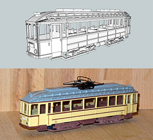 3D model Tram