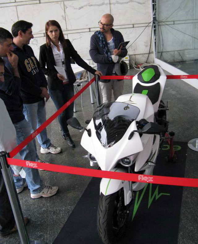 electric 3D printed racing bike