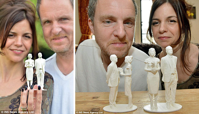 Wedding Cake Topper 3D Printing