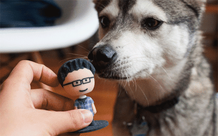 Doggy Bobblehead 3D Printed