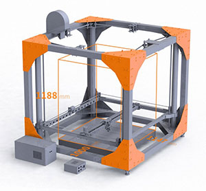 3D Printer Big Rep One