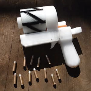 3D Printing Japanese Gun Zig Zag 3D Printed 