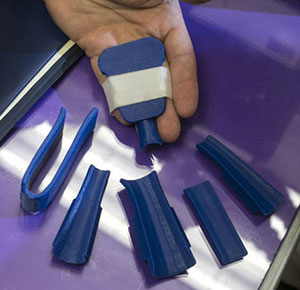 3D printed printed splint parts