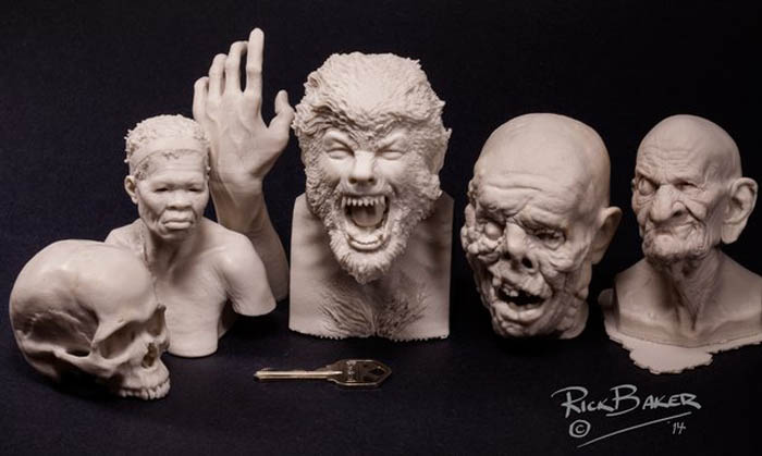 Rick Baker 3D printing