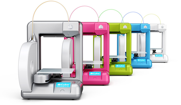 cubify cube 3D Printer colors 3D Systems 3D Printing