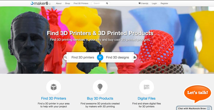 maker6 3D Printing 3D Printer