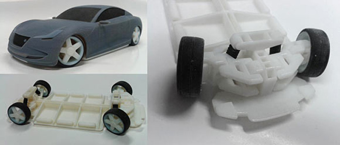 3d printed auto design models