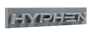 3d printing hyphen