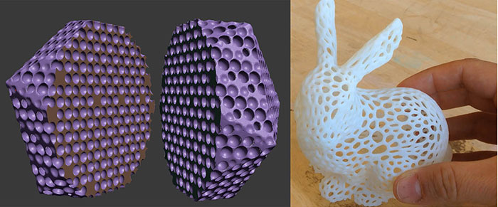3d printing patterned Objects
