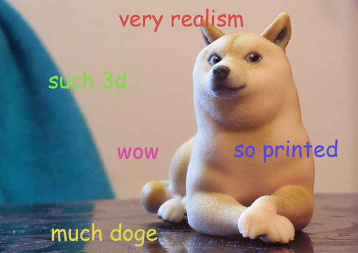 3d printing such doge
