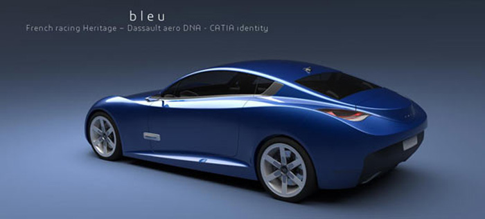 bleu Car 3D Printing