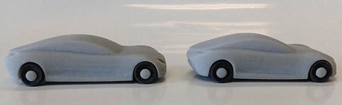 multi material 3d printed car models
