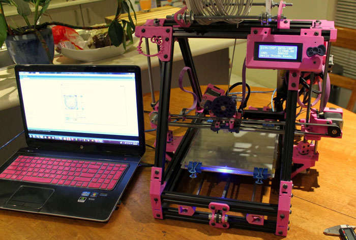 hello thingy 3D Printer pink