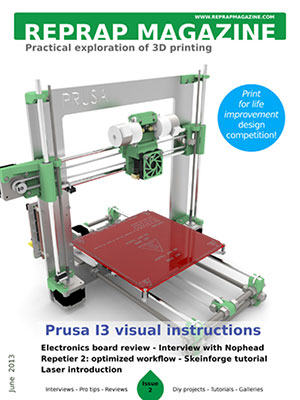 reprap 3d printer magazine