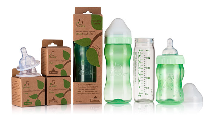 3d printing 5phases group Infant Safe Baby Bottle