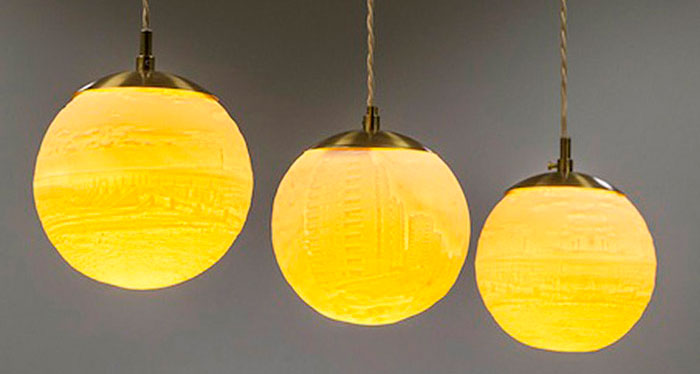 Beth-Lewis Williams Lights Lithophanes landscapes MA Design Ceramics Furniture Jewellery