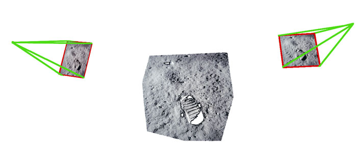 algorithm 3d printed moon footstep
