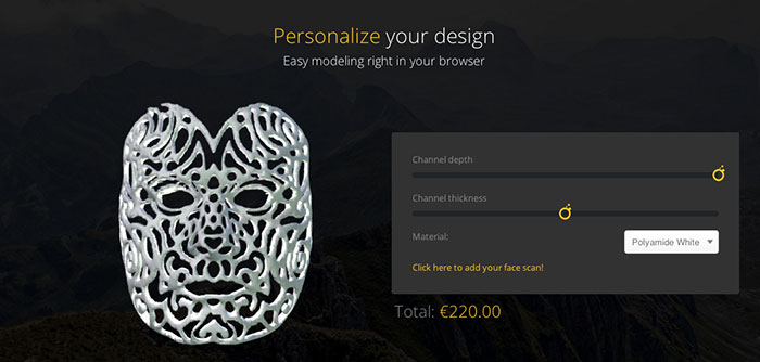 uformit 3d printing personalize