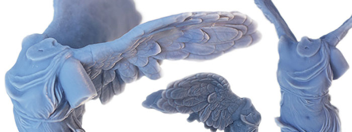 winged victory 3d printing