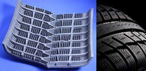 3D printed metal tire tread mold 3D systems