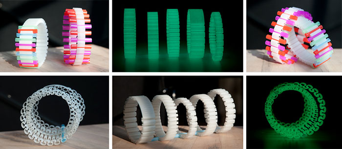 3D printing Glow Dark Leapfrog Creatr