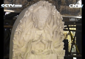 3D printing bodhisattva restoration replica
