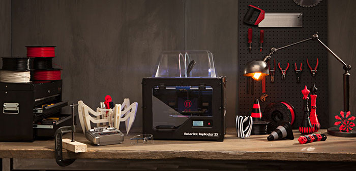 makerbot 3d printer work bench