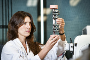 masters degree in 3D bioprinting Associate Professor Mia Woodruff.