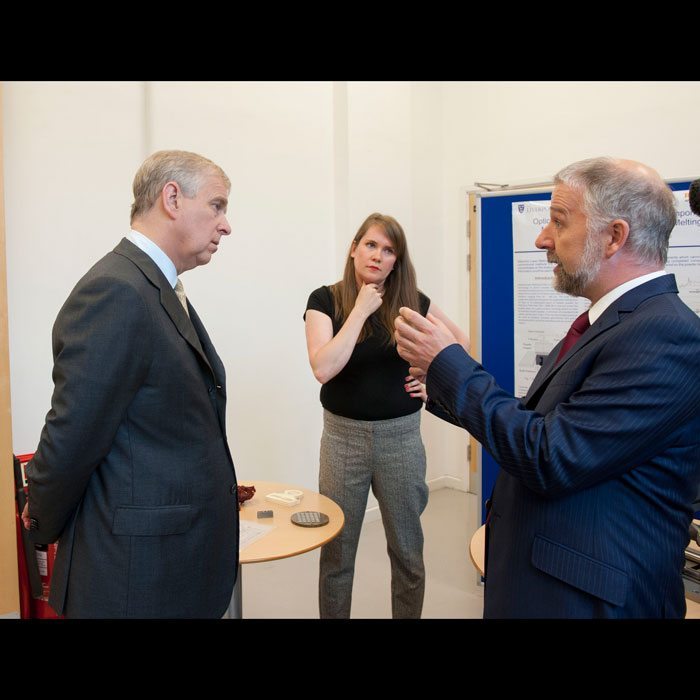 Prince Andrew 3d printing University of Liverpool