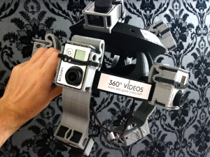 360 degree video 3D printed prototype