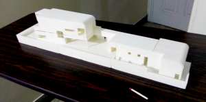 3D printed architectural model printed by Ali Ahsan