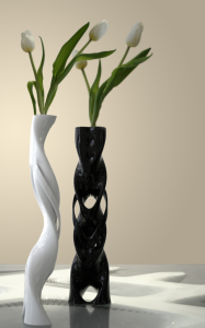 3D printed gemo vases via 3D Printing Industry