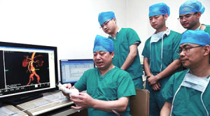 3D printed model used to remove tumor in China