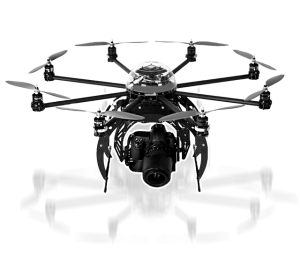 aerial octocopter 3d scanning