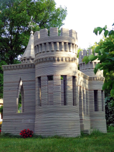 3D printed concrete castle by andrey rudenko