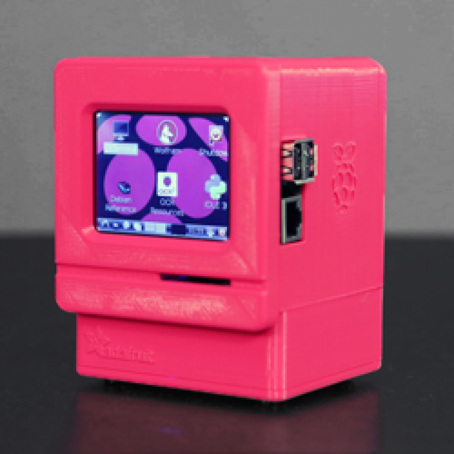 3D Printed Mac Made w/ Raspberry Pi - 3D PrinteD Mini Mac Pi With Raspberry Pi 1 906x906