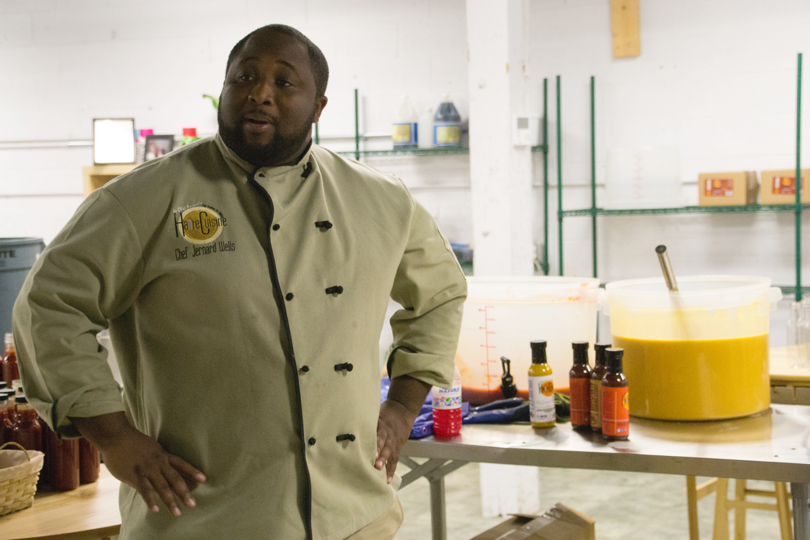 Chef Jernard Wells the Love Chef at INCubator in Chattanooga with 3D Printing Industry