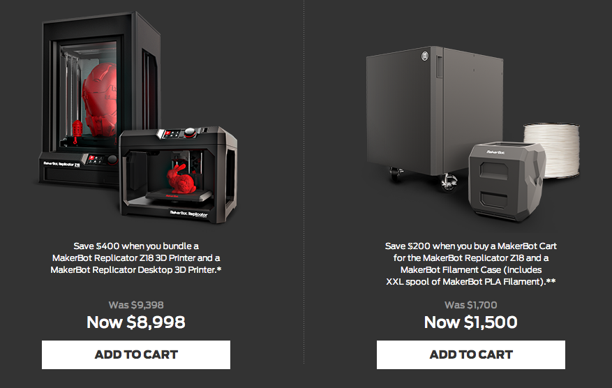 MakerBot offers $400 discount for two 3D printers in summer sale event