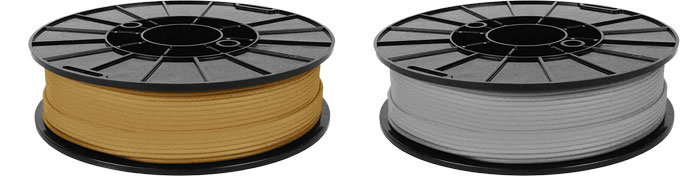 gold silver ninjaflex 3d printing filament